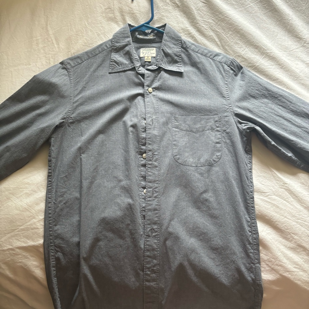 J. Crew Men’s Small Grey Button Down
